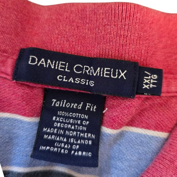 Men's DANIEL CREMIEUX Long Sleeve Polo sz XXL - Picture 6 of 6